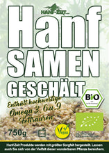 Lade das Bild in den Galerie-Viewer, Hanfsamen geschält BIO
