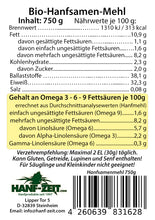 Lade das Bild in den Galerie-Viewer, Hanfsamenmehl BIO