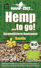 Lade das Bild in den Galerie-Viewer, "Hemp-To-Go" Karamellisierte Hanfsamen  -  BIO  neu!
