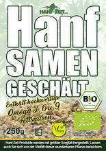 Lade das Bild in den Galerie-Viewer, Hanfsamen geschält  BIO
