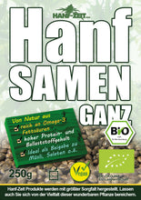 Lade das Bild in den Galerie-Viewer, Hanfsamen ganz     BIO
