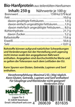 Lade das Bild in den Galerie-Viewer, Hanfprotein   BIO
