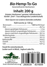 Lade das Bild in den Galerie-Viewer, "Hemp-To-Go" Karamellisierte Hanfsamen  -  BIO  neu!
