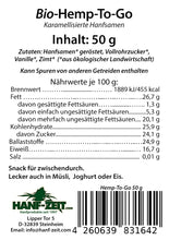 Lade das Bild in den Galerie-Viewer, "Hemp-To-Go" Karamellisierte Hanfsamen  -  BIO  neu!

