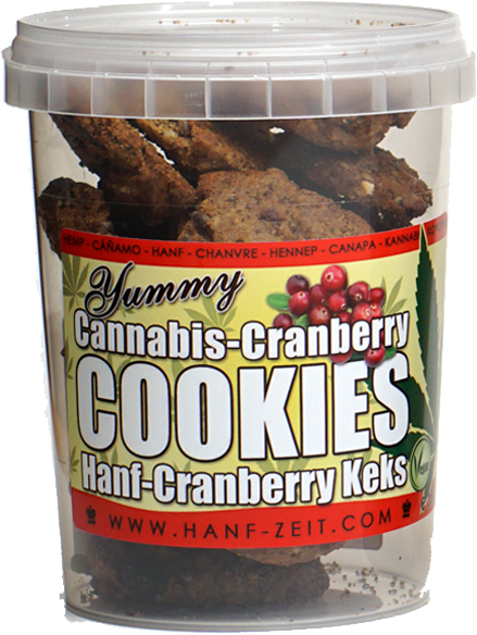 Cannabis-Cranberry-Cookies, Kekse mit Cranberry