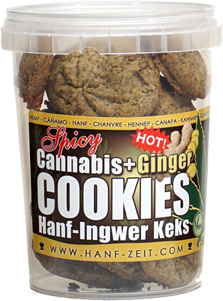 Cannabis-Ginger-Cookies, Kekse mit Hanfsamen und Ingwer